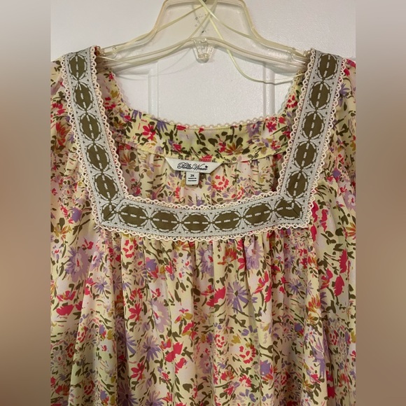 The Pioneer Woman Square Neck‎ Flutter Sleeve Blouse Size XXL - Picture 3 of 10